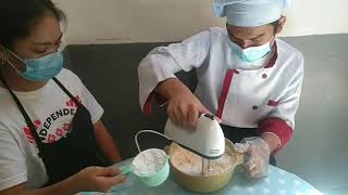 Debut Theme Making Er Cream And Decorating Cupcakes.