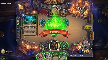 How to win Hearthstone Kobolds & Catacombs Hunter Dungeon - Azari, the Devourer Final Boss defeated