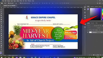 Epic Envelope Design in Photoshop (Mid-Year Harvest Envelope Design)