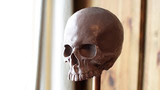 Sculpting a Skull with Monster Clay Hard