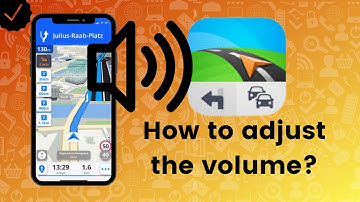 How to adjust the volume of the voice instructions on Sygic GPS?