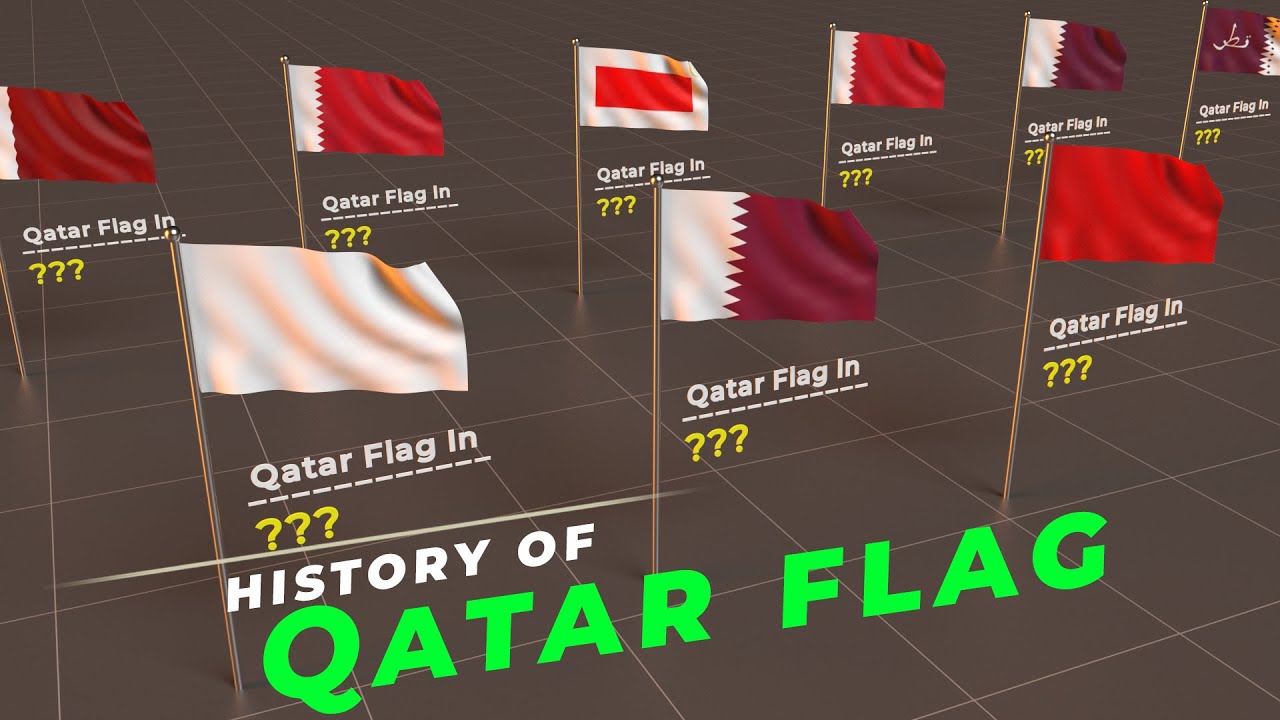 Evolution of Qatar Flag History of Qatar Flag Flags of the World
