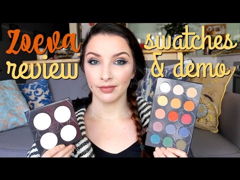 Zoeva Matte Spectrum Spring Strobe Palettes Review Swatches