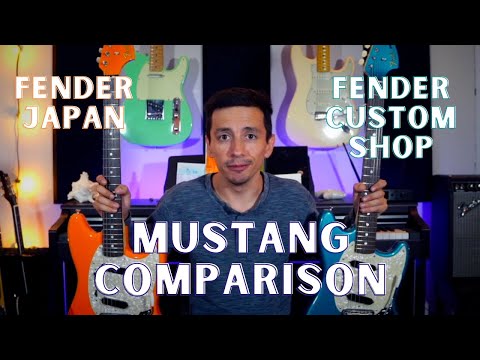 Fender Japan Mustang vs Fender Custom Shop Mustang... I didn't expect this.