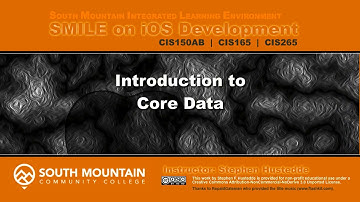 iOS Swift 4 11A Intro to Core Data