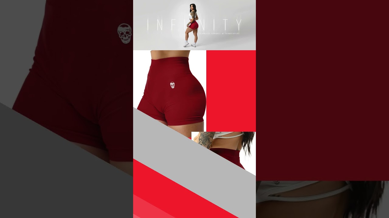 Gymreapers Infinity Seamless Workout Shorts for Women Athletic Gym 
