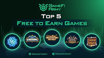 Top 5 Free To Earn NFT Games To Play RIGHT NOW in 2022!!