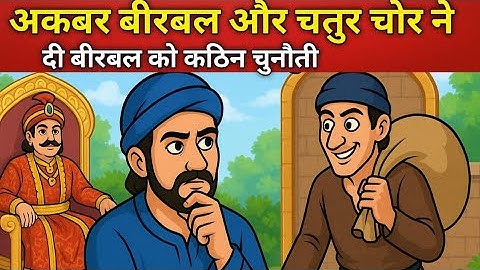 अकबर बीरबल और चतुर चोर की || मजेदार न्यू हिंदी कहानीस्वागत है दोस्तों || 🙏🙏