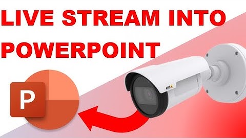 Add a live camera into PowerPoint - Free alternative to VideoPoint!