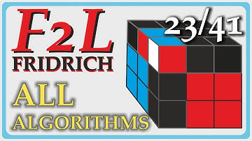 Fridrich Method F2L 23/41  | SpeedCubing All Rubik