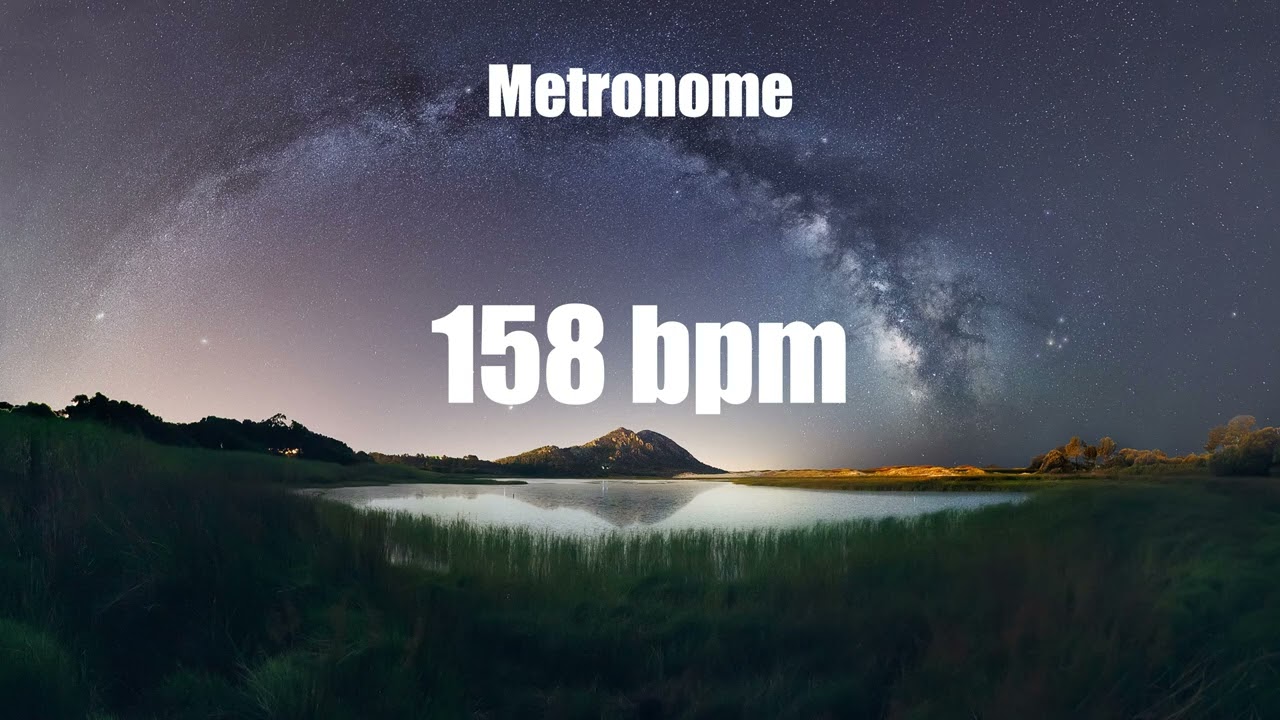 Metronome 158 bpm