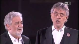 NON TI SCORDAR DI ME Placido Domingo Andrea Bocelli