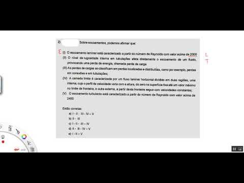 [Mecânica dos Fluidos] EX2 Ecoamento laminar e turbulento/Perdas na tubulação
