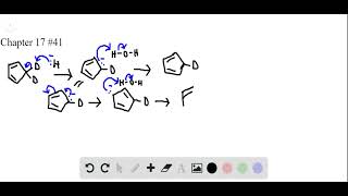 Draw a stepwise mechanism for the following reaction sequence