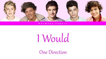 One Direction - I Would - Color Coded Lyrics