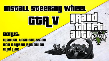 How To Install Steering Wheel in GTA5 + Manual Gears Latest Mod 2020