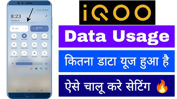 IQOO Data Usage Notification Status Bar Me Kaise Chalu Kare Data Mb Ko Uper Kese Lagaye On Kare