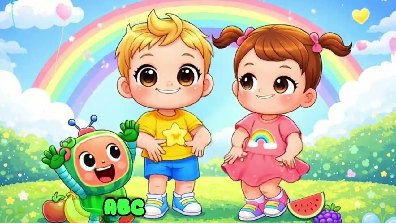 Happy Kids Song | Learn & Play with Colors and Fruits 🍉🌈