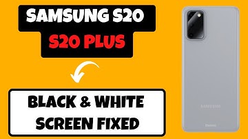 Black and White Screen Issue in Samsung S20,S20 PLUS | Grayscale Problem