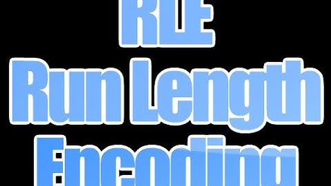 Kompresi Run Length Encode (RLE) - Python