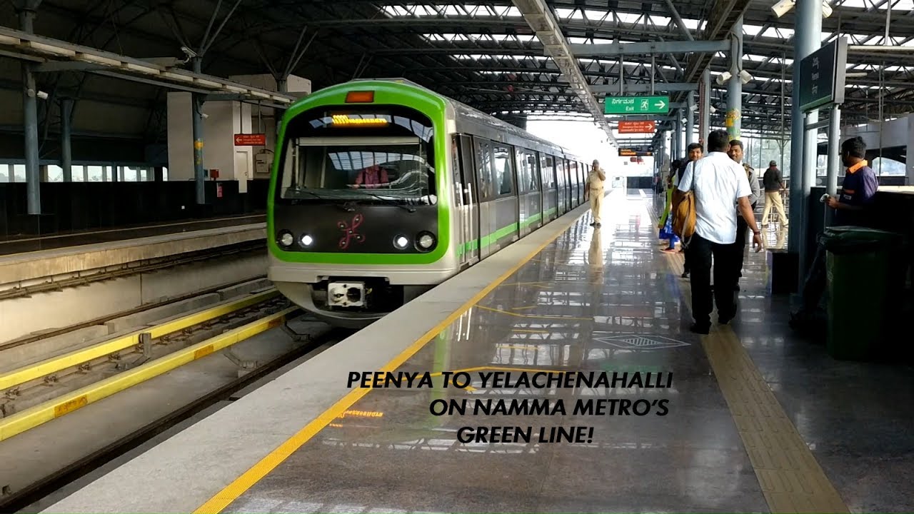 Bangalore Metro Complete Green Line Peenya To Yelachenahalli