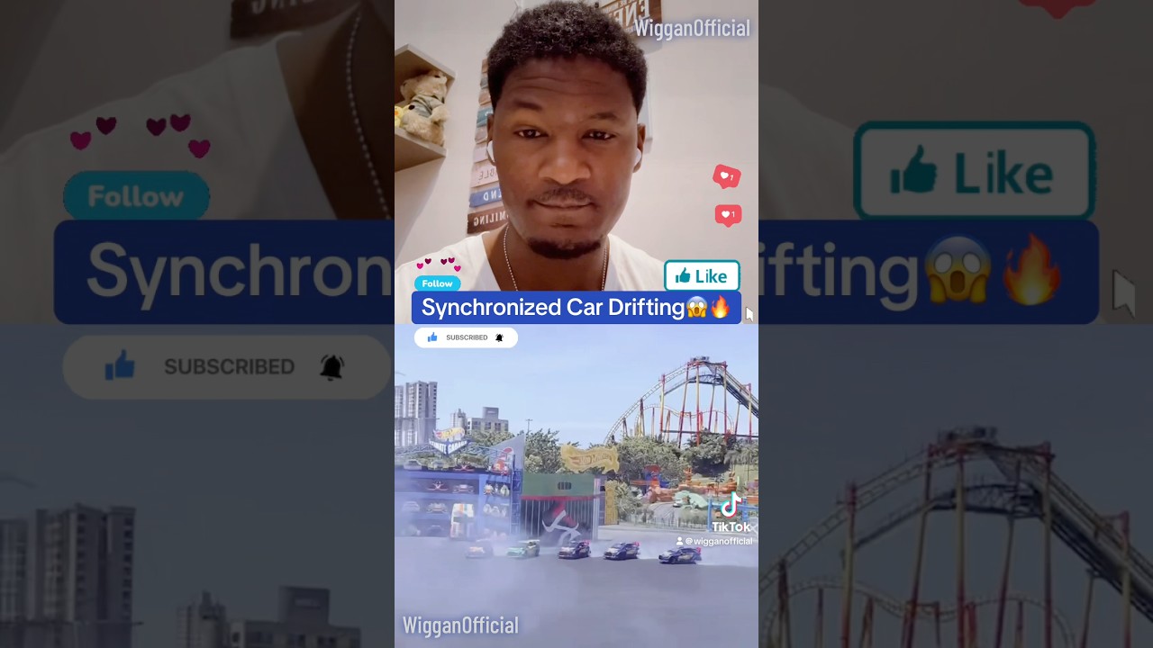 Synchronized Car Drifting #drift #car #viral #reaction #shorts