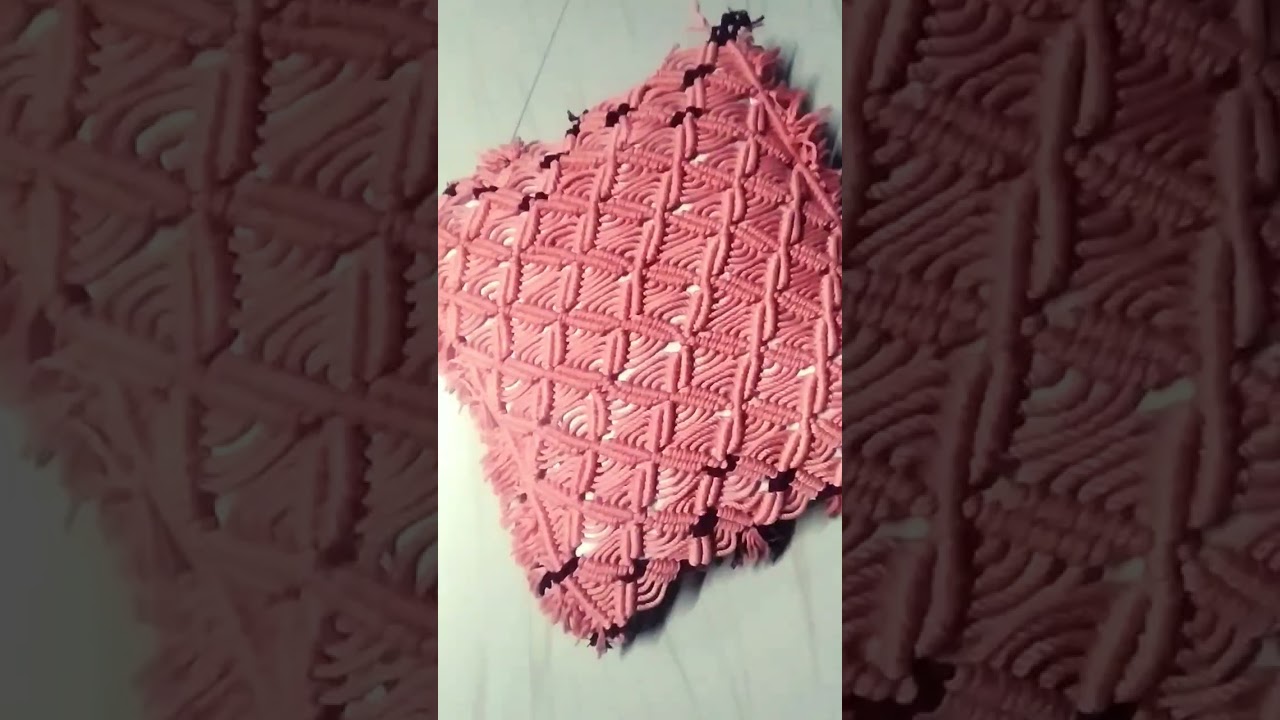 Macrame cushion cover//My handmade (diy) shorts YouTube
