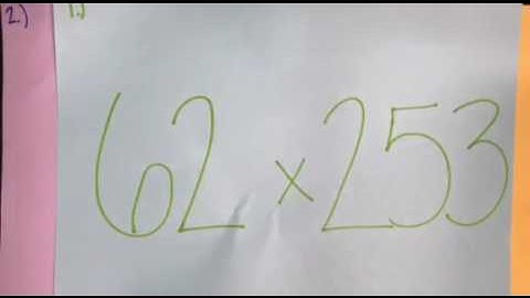Lattice Multiplication: Paper Slide Video