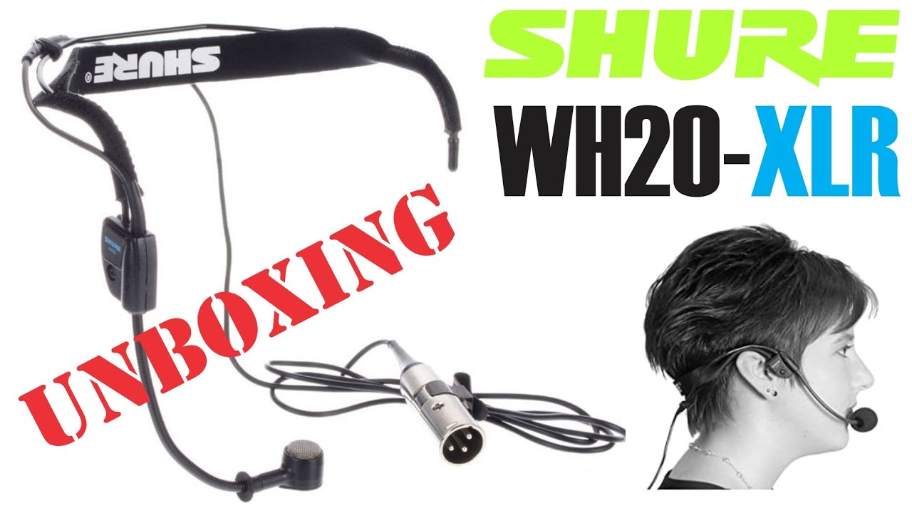 Micrófono de Diadema Shure WH20-XLR ¡Unboxing! 