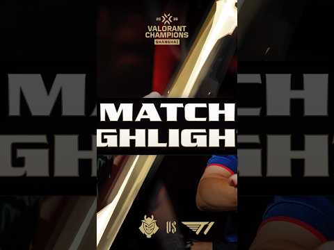 G2 vs. T1 | MATCH HIGHLIGHTS | VALORANT Champions Shanghai - Playoffs Stage #shorts