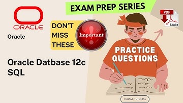 1z0-071 Exam Tutorial🔥IMPORTANT TOPICS🔥| Oracle Datbase 12c SQL ORACLE | Tips & Tricks | PDF