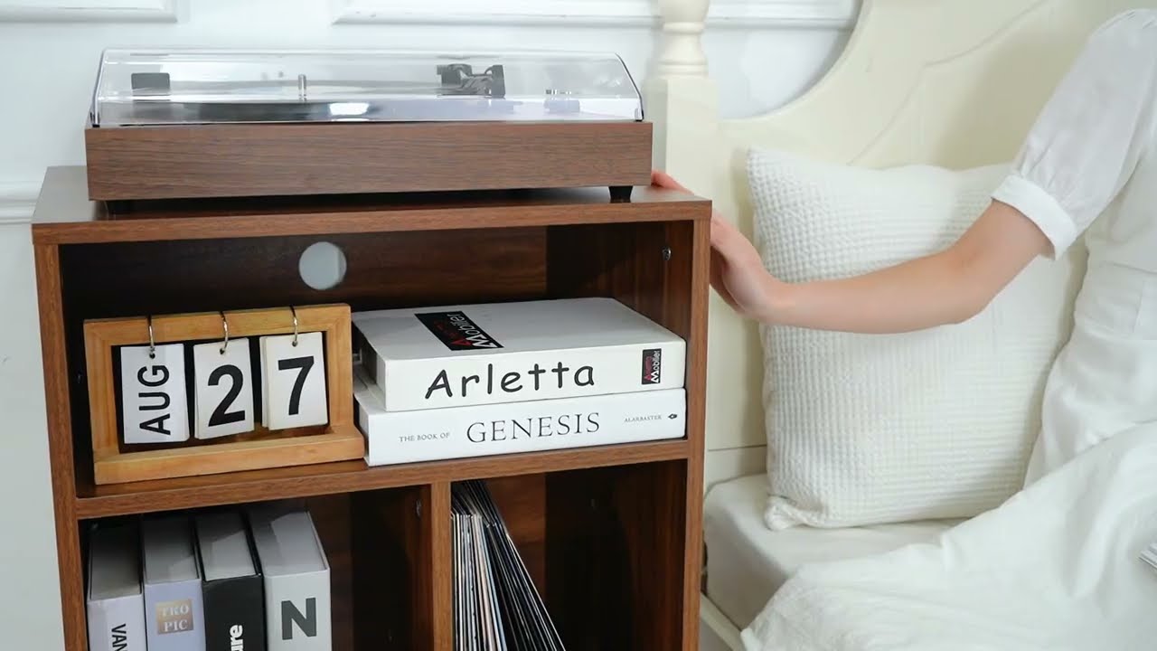 Product Listing Video - Vinyl Record Storage Cabinet - Online Selling Tools