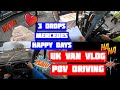 UK 3.5t VAN POV DRIVING VLOG - 3 DROPS, MERCEDES & HAPPY DAYS