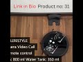 Vacuum Cleaner Robot with HD Camera Monitor Pet, Video Call, Map Navitation, WiFi App Control