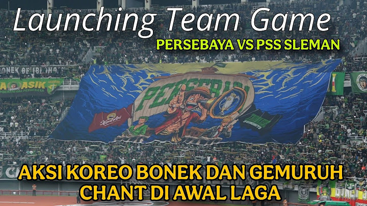 Koreo Keren Bonek Tribun Kidul dan Aksi Chant Greennord membuka Laga Persebaya vs PSS Sleman