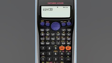 Trigonometry   Getting your calculator in Degrees Mode