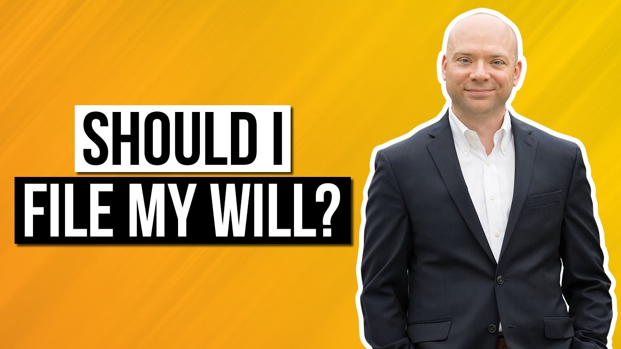 Should I file my will?