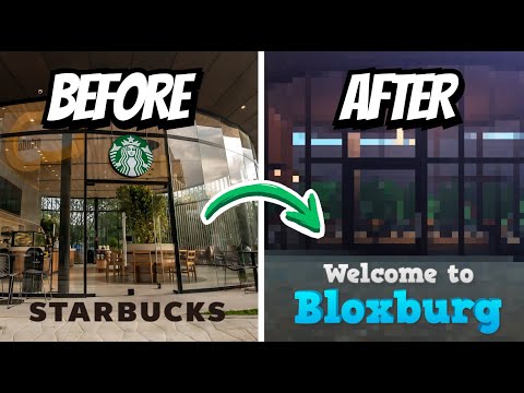 i recreated STARBUCKS in BLOXBURG