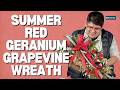 Summer Red Geranium Wreath | DecoExchange Live Replay