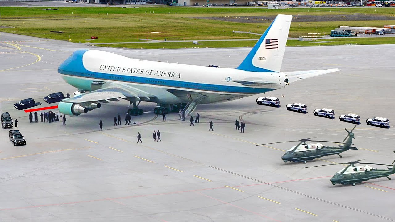 Preparing $5 Billion Air Force One to Transport the US President