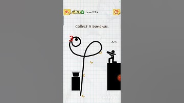 collect 5 bananas #draw2save #games #shorts