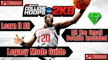 College Hoops 2k8 Legacy Mode Guide
