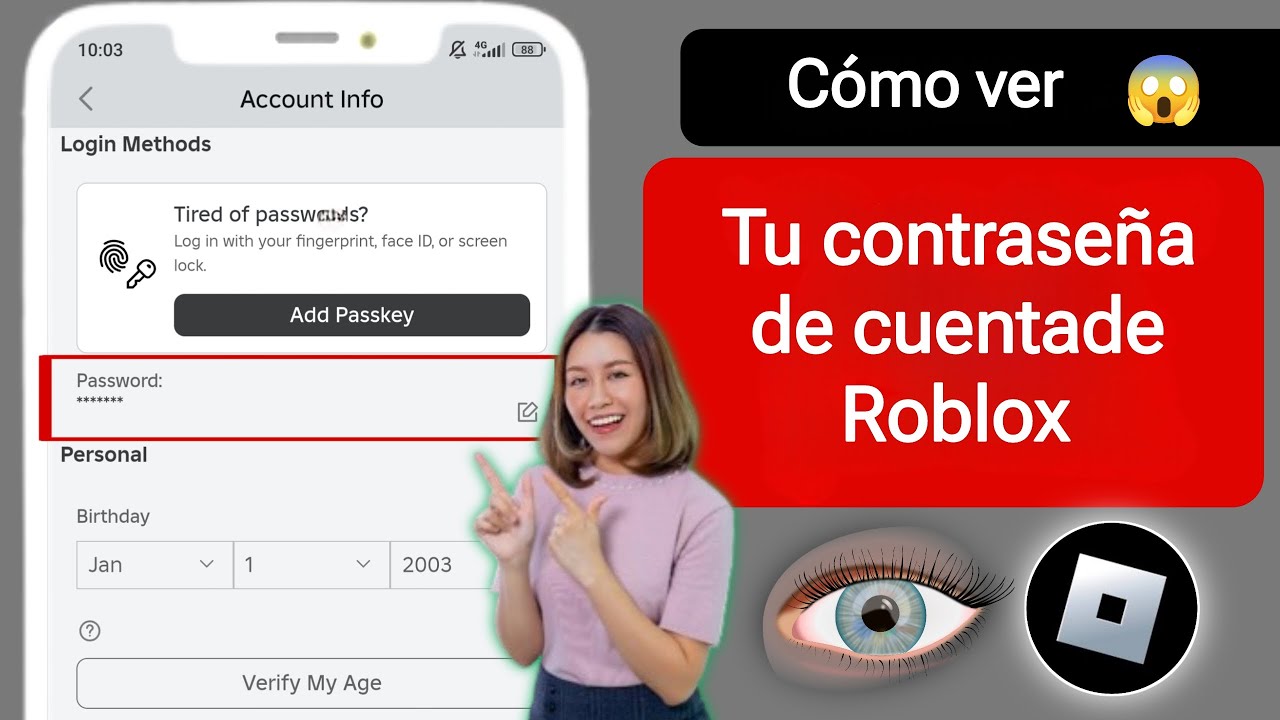 C Mo Ver Tu Contrase A En Roblox 2024 C Mo Saber La Contrase A De 
