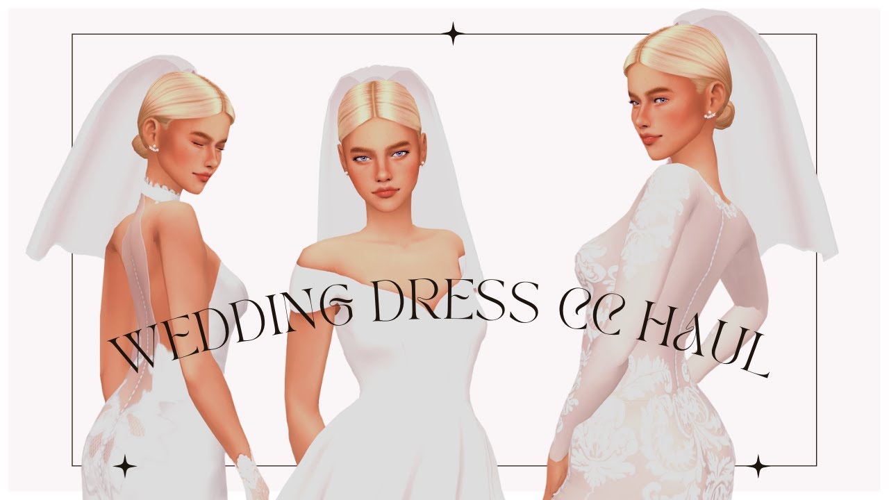 Greek Wedding Dress Sims 4