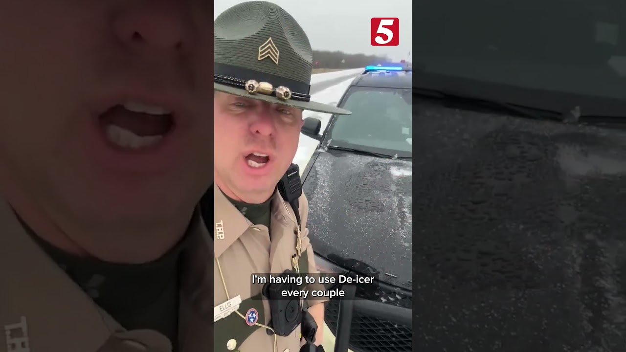 Tennessee Highway Patrol urges drivers to stay off the roads during winter storm