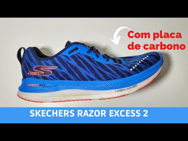 Skechers Razor Excess 2 Review - com placa de carbono 