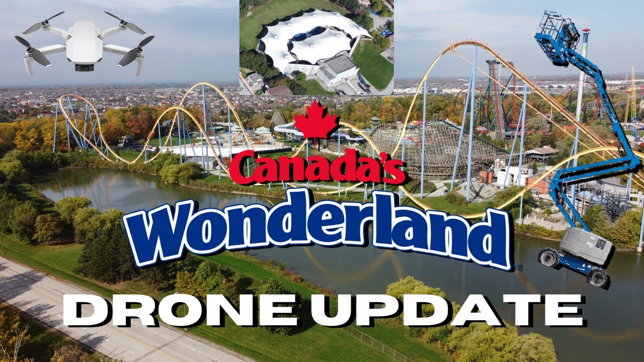 Winterfest Prep, Kingswood, Bus Terminal | Canada’s Wonderland Drone Update | Thrill Warrior