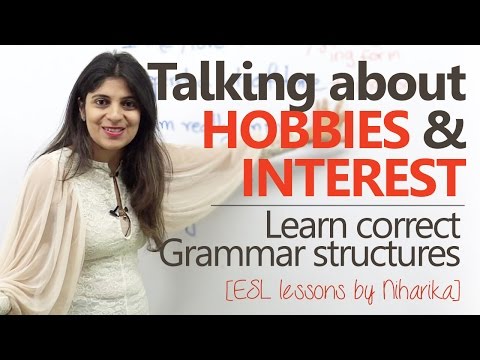 Talking about hobbies and Interest ( Asking questions & replying) – Free English lessons