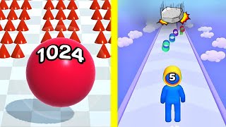 Ball Run 2048 & LAYER MAN 3D - MAX LEVEL! All Level Gameplay Android,iOS - NEW APK UPDATE  J5O47K7G