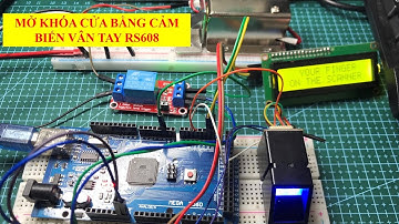 MỞ KHÓA CỬA BẰNG CẢM BIẾN VÂN TAY RS608